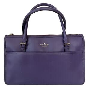 Kate Spade New York Vanston Maryclare Tote Purple Leather Bag